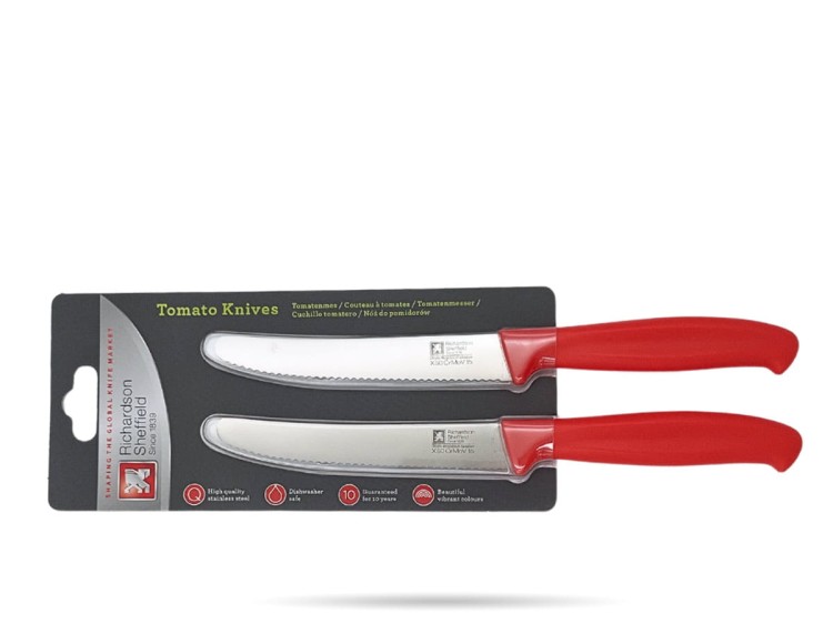 Noże do pomidorów 2 szt zestaw noży ostrze 12 cm RICHARDSON SHEFFIELD