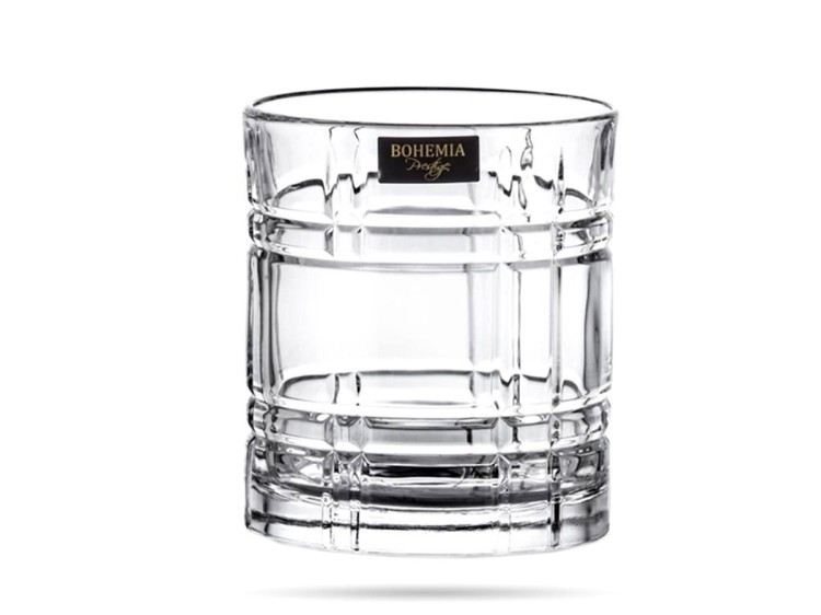 2 x Szklanka do whisky Prestige Sempre Tuba 340 ml kryształ BOHEMIA