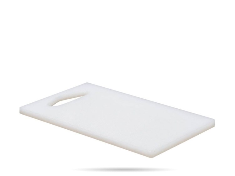 Deska do krojenia biała gastronomiczna 25 x 15 cm dwustronna YATO