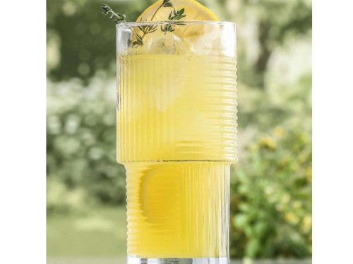 Wysokie szklanki do drinków, soków long drink 515 ml zestaw 6 szt Helen LAV
