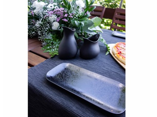 Talerz prostokątny półmisek 33 x 11 cm Karbon RAK PORCELAIN