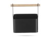 Organizer stołowy czarny 17 x 13 x 16 cm HENDI