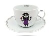 Filiżanka ze spodkiem 320 ml Strziga kolekcja śląska PORCELANA BOGUCICE
