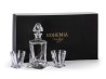 Zestaw do whisky Prestige Quadro karafka + 6 szklanek kryształ BOHEMIA