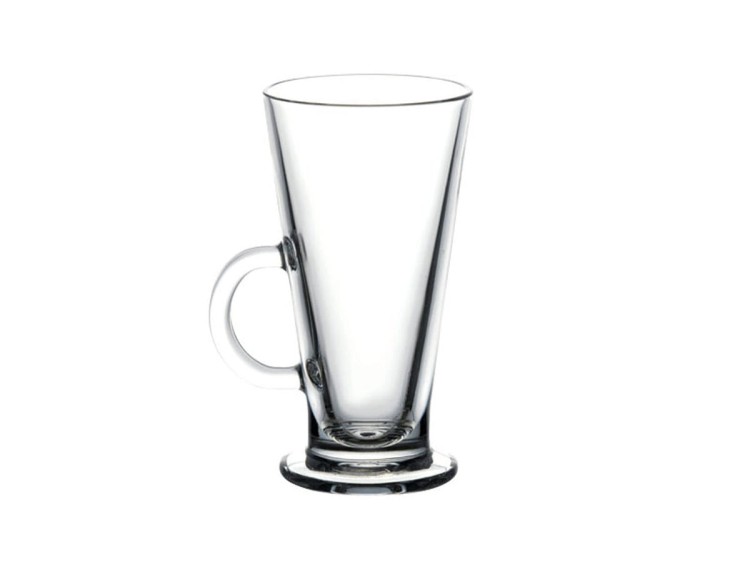 Szklanka do kawy latte z uchem 360 ml PASABAHCE