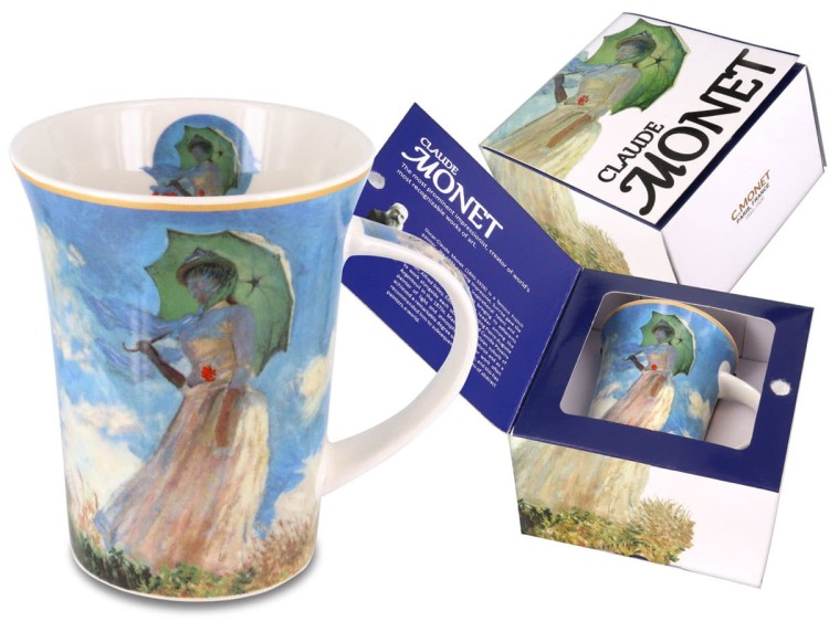 Kubek porcelana 280 ml Kobieta MONET CARMANI