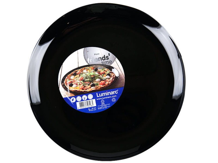 Talerz do pizzy 32 cm czarny FRIEND'S LUMINARC