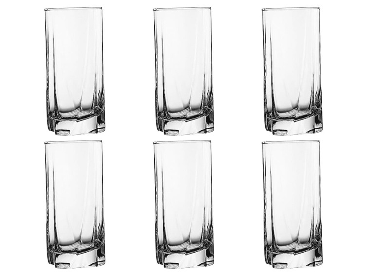 Komplet 6 szklanek tumbler 387 ml Luna PASABAHCE