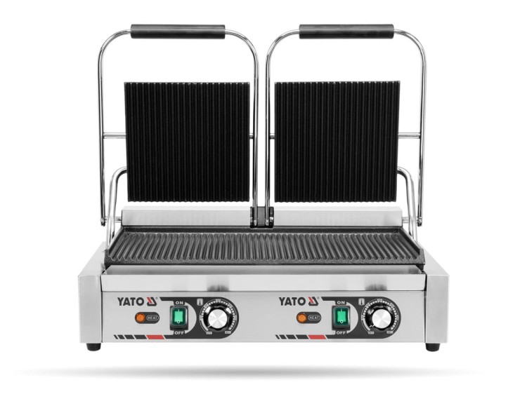 Podwójny grill gastronomiczny o mocy 3,6kW YATO