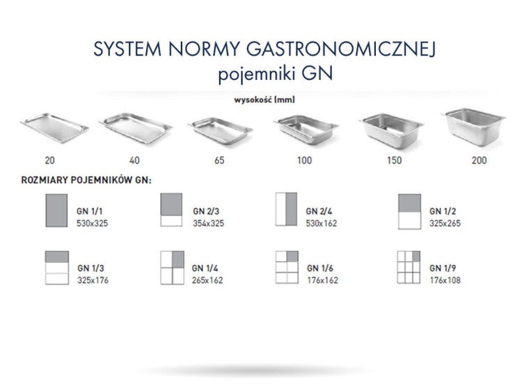 Pojemnik gastronomiczny GN 1/1 wys. 15 cm stal nierdzewna YATO