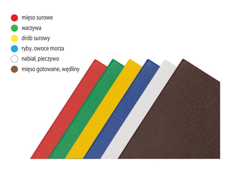 Deska do krojenia HACCP 60 x 40 brązowa YATO