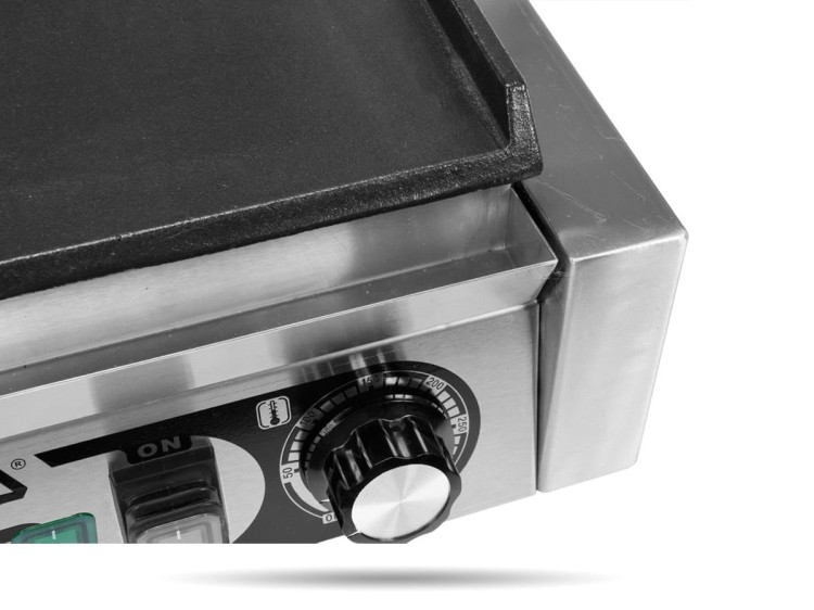 Podwójny grill gastro 1/2 PŁASKI 58CM 3,6KW YATO