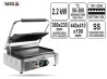 Grill kontaktowy Panini 1/2 płaski 44 cm YATO