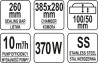 Komorowa pakowarka próżniowa 260 mm YATO
