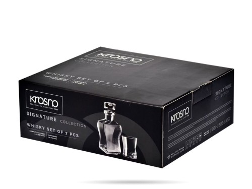 Zestaw do whisky karafka + 6 szklanek Signature KROSNO
