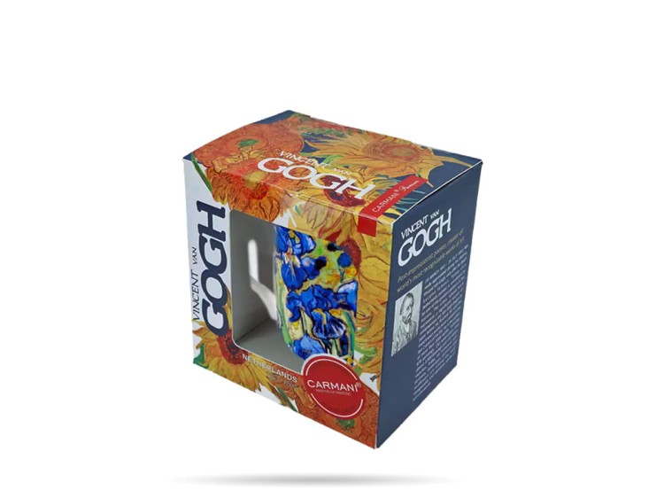 Kubek porcelana 400 ml Irysy V. Van GOGH CARMANI