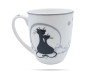 Kubki koty 400 ml 2 szt pełnia Crazy Cat porcelana na prezent CARMANI