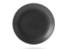 Talerz deserowy Coal 24 cm talerz płytki czarny porcelana Seasons PORLAND