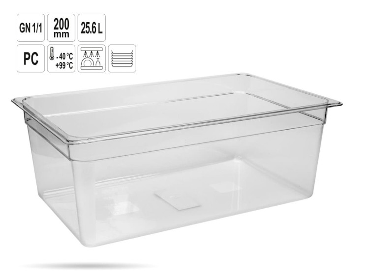 Pojemnik PC gastronomiczny GN 1/1 200 mm YATO