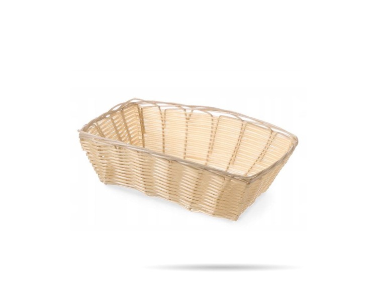 Koszyk z polirattanu prostokątny 20x14 HENDI