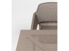 Stolik CLIP 80x80cm tortora NARDI