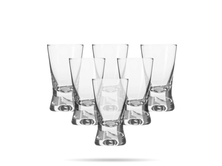 6 kieliszków do wódki 25 ml IKS Shot KROSNO