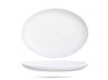 Półmisek owalny 33 x 25 cm talerz płytki biały Diwali LUMINARC