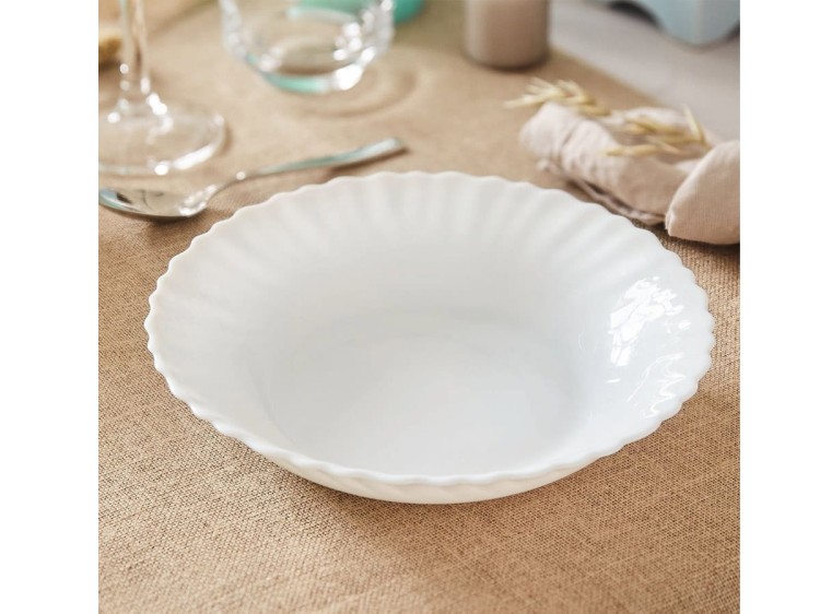 Salaterka talerz głęboki 18 cm biały Feston LUMINARC