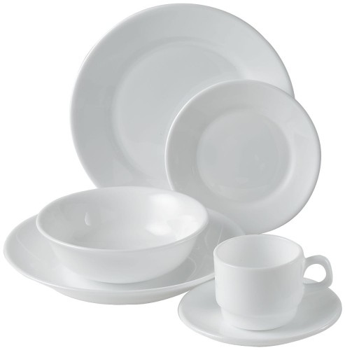 Talerz płytki 25,4 cm biały RESTAURANT ARCOROC
