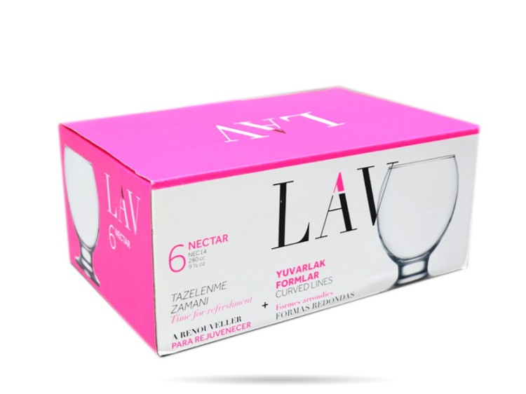 6 x pucharek do lodów 280 ml Nectar LAV