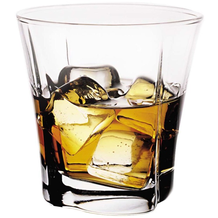 6 szklanek niskich whisky 280 ml TRUVA LAV