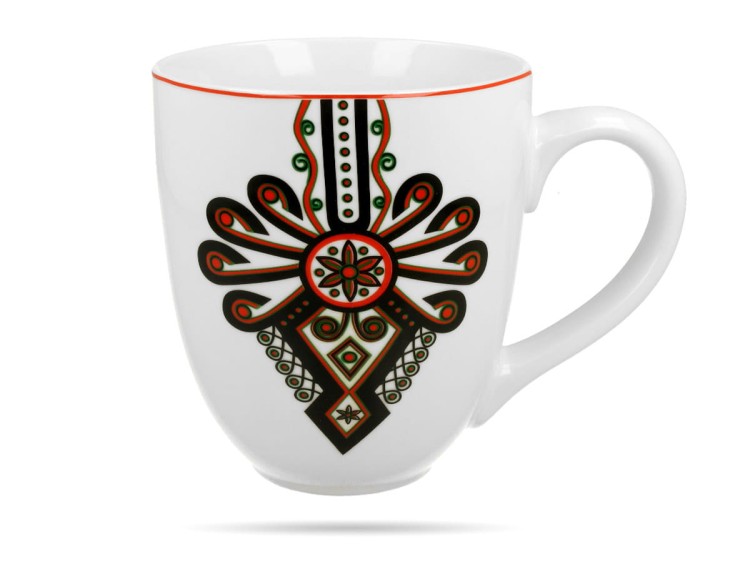 Kubek porcelanowy 0,9L Kubas Jumbo XXL PARZENICA DUO