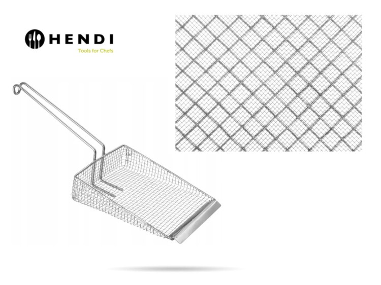 Szufla do frytek ze stali 20 x 16 cm Hendi