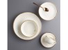 Talerz głęboki coupe Sand Seasons 26 cm kremowy porcelana PORLAND