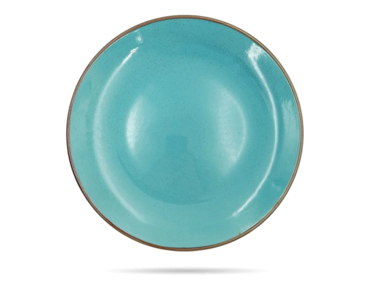 Talerz obiadowy Laguna 28 cm turkus porcelana Seasons PORLAND