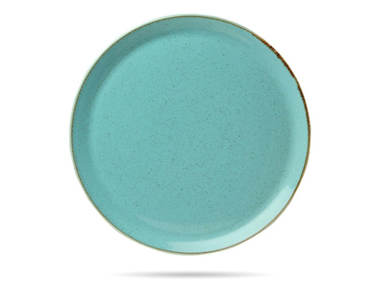 Talerz do pizzy Laguna 28 cm turkus porcelana Seasons PORLAND
