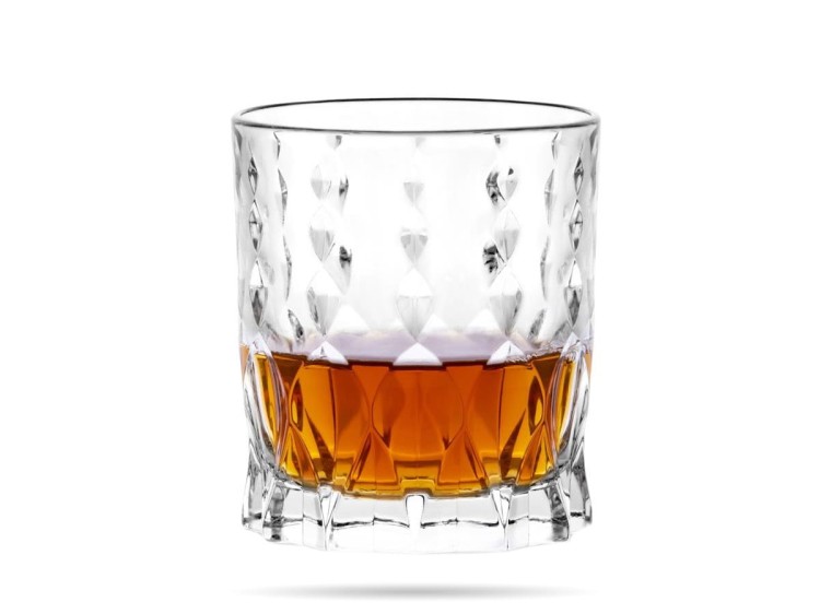 6 x Szklanka do whisky Conte 340 ml szkło kryształowe prezent BOHEMIA