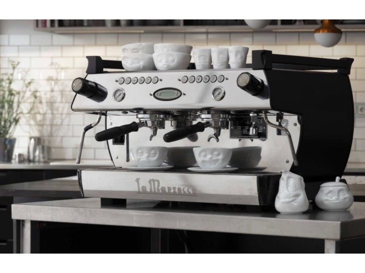 Uśmiechnięta filiżanka ze spodkiem LAUGHING prezent Tassen 58PRODUCTS