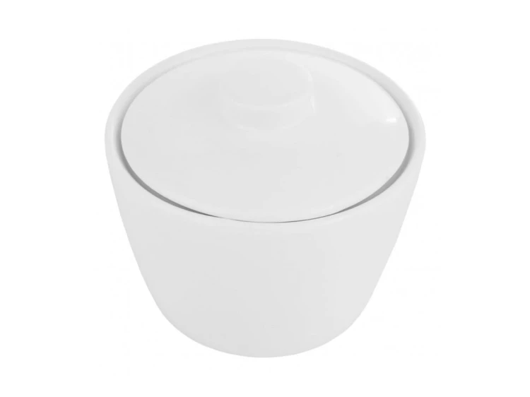 Cukiernica z pokrywką Fala Kubiko 200 ml porcelana AMBITION