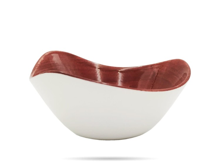 Salaterka trójkąt 15,3 cm Patina Red Stonecast CHURCHILL