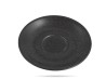 Spodek do filiżanki Coal 16 cm czarny Seasons porcelana PORLAND