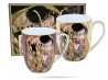 Kubki Klimt Pocałunek 450 ml 2 szt porcelana na prezent CARMANI