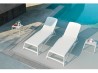 Leżak ogrodowy Atlantico Bianco NARDI