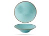 Talerz głęboki na stopie Laguna 26 cm turkus Seasons porcelana PORLAND