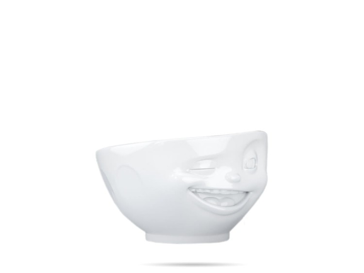 Salaterka 500 ml Oczko Winking biała porcelana prezent TASSEN 58PRODUCTS