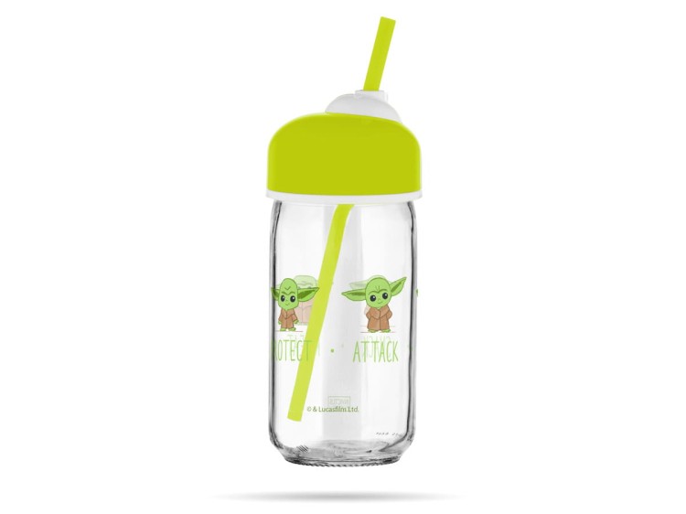 Lunchbox Mandalorian Star Wars szklany zestaw TRIO INVICTUS 1928