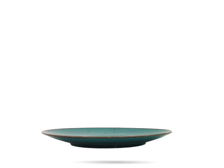 Talerz deserowy 22 cm Cottage Turkus Alumina BOGUCICE