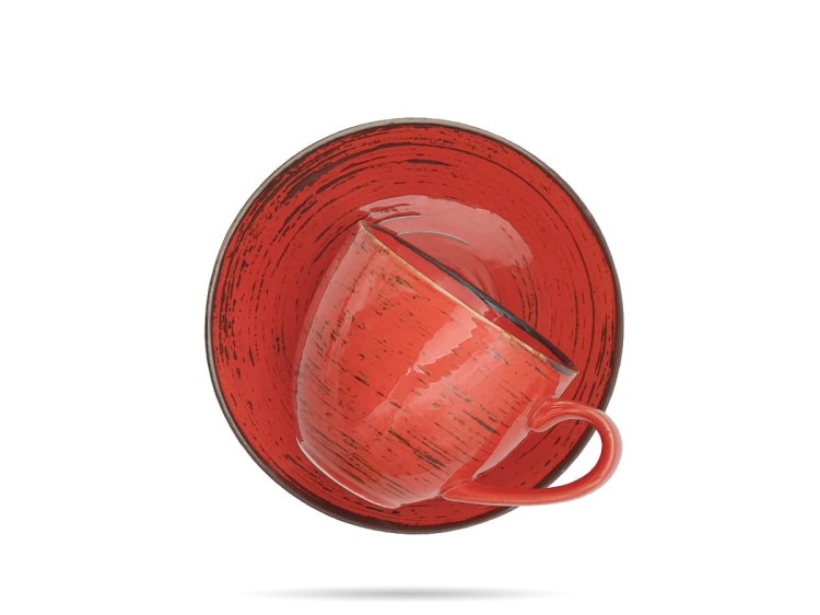 Filiżanka 300 ml Nostalgia Red Alumina BOGUCICE