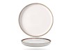 Talerz z wysokim rantem Vanilla 26,5 cm kremowy porcelana FINE DINE