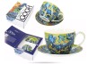 Filiżanka ze spodkiem Van Gogh Irysy 250 ml porcelana CARMANI